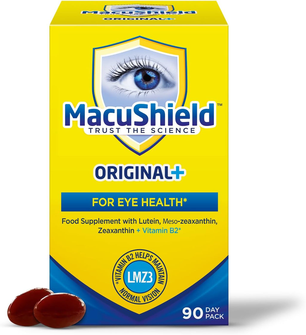 MacuShield Original+ Eye Health Supplement, 90 Capsules