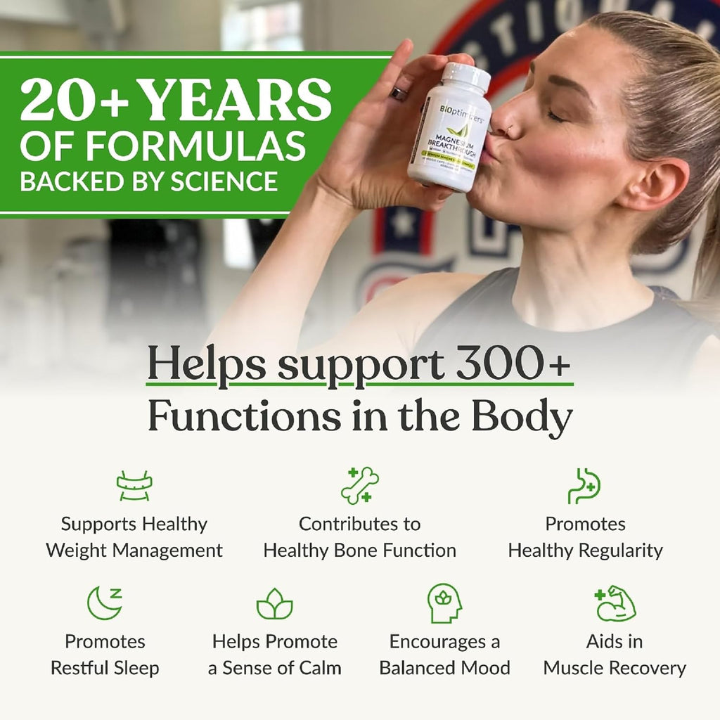 BIOptimizers Magnesium Breakthrough — 7-Form Magnesium Supplement
