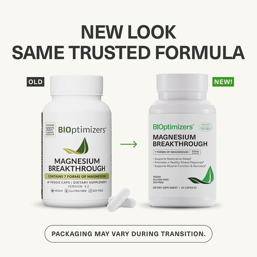 BIOptimizers Magnesium Breakthrough — 7-Form Magnesium Supplement