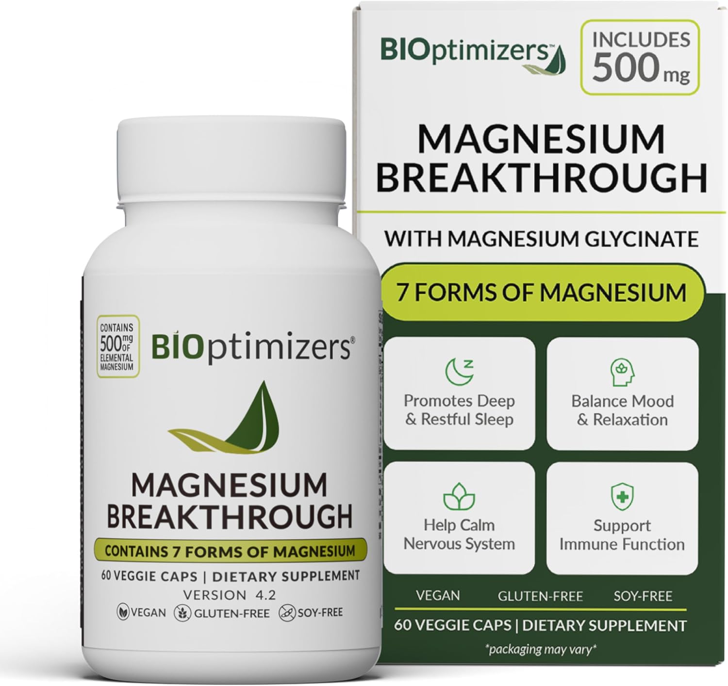 BIOptimizers Magnesium Breakthrough — 7-Form Magnesium Supplement